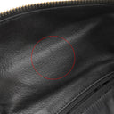 シャネル CHANEL ココマーク ブラック ラムスキン ボストンバッグ マットゴールド金具 黒 肩掛け