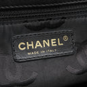シャネル CHANEL ココマーク ブラック ラムスキン ボストンバッグ マットゴールド金具 黒 肩掛け