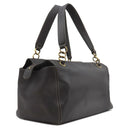 シャネル CHANEL ココマーク ブラック ラムスキン ボストンバッグ マットゴールド金具 黒 肩掛け