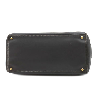 シャネル CHANEL ココマーク ブラック ラムスキン ボストンバッグ マットゴールド金具 黒 肩掛け