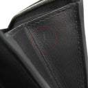 ルイヴィトン LOUIS VUITTON ポルトフォイユ イリス コンパクト M62540 ノワール マヒナレザー 二つ折り財布 シルバー金具 黒