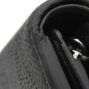 ルイヴィトン LOUIS VUITTON ポルトフォイユ イリス コンパクト M62540 ノワール マヒナレザー 二つ折り財布 シルバー金具 黒