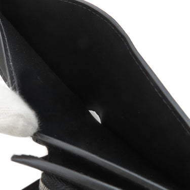 ルイヴィトン LOUIS VUITTON ポルトフォイユ イリス コンパクト M62540 ノワール マヒナレザー 二つ折り財布 シルバー金具 黒