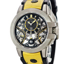 腕時計 ハリーウィンストン Harry Winston オーシャン ザリウム バリエーション イエロー OCEABI42ZZ002 自動巻き メンズ 合金 黒×黄 限定