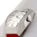 腕時計 フランクミュラー FRANCK MULLER アールデコ 11002SQZ クオーツ レディース トノー トノウ シルバー アラビア バー ストライプ