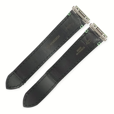 カルティエ Cartier 純正 クロコバンド グリーン クロコダイル 腕時計パーツ 替え ベルト ストラップ 本革 予備 スペア 部品 パーツ 18ｍｍ グリーン 緑