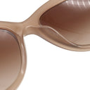 ミュウミュウ MIU MIU バタフライシェイプ 54□19 SMU08U ピンクベージュ プラスチック サングラス ゴールド金具 ブラウンレンズ