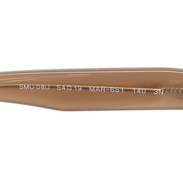 ミュウミュウ MIU MIU バタフライシェイプ 54□19 SMU08U ピンクベージュ プラスチック サングラス ゴールド金具 ブラウンレンズ