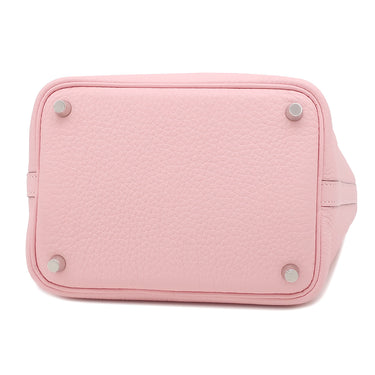 エルメス HERMES ピコタンロックPM ローズサクラ トリヨンクレマンス ハンドバッグ シルバー金具 新品 未使用