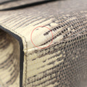 エルメス HERMES ポシェットケリー オンブレ リザード ハンドバッグ シルバー金具 ミニバッグ