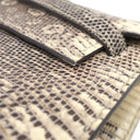 エルメス HERMES ポシェットケリー オンブレ リザード ハンドバッグ シルバー金具 ミニバッグ