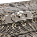 エルメス HERMES ポシェットケリー オンブレ リザード ハンドバッグ シルバー金具 ミニバッグ