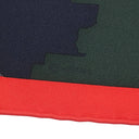 エルメス HERMES カレ90 CARRE レッド×グリーン×マルチカラー シルク スカーフ 【SPACE SHOPPING AU FAUBOURG/フォーブールでのスペースショッピング】