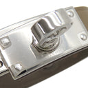 エルメス HERMES ケリー エトゥープ ヴォースイフト メタル グローブホルダー シルバー金具 イニシャルスタンプ有