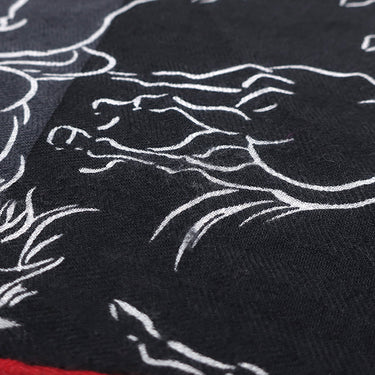 エルメス HERMES ロザンジュ ダークグレー カシミヤ シルク ストール 【LES ETALONS/レガタロン】