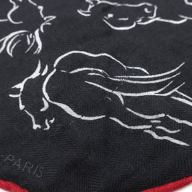 エルメス HERMES ロザンジュ ダークグレー カシミヤ シルク ストール 【LES ETALONS/レガタロン】