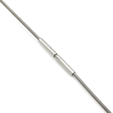 エルメス HERMES カージュドアッシュ Hキューブ ホワイト×シルバー メタル エナメル ネックレス シルバー金具