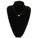 エルメス HERMES カージュドアッシュ Hキューブ ホワイト×シルバー メタル エナメル ネックレス シルバー金具