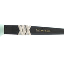 ティファニー Tiffany & Co ウエリントン 55□18 TF4123-F 8055/9S ブラック プラスチック サングラス シルバー金具 黒 ティファニーブルー
