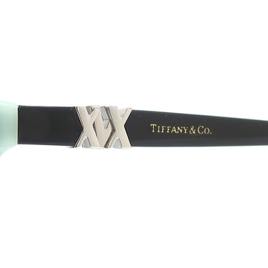 ティファニー Tiffany & Co ウエリントン 55□18 TF4123-F 8055/9S ブラック プラスチック サングラス シルバー金具 黒 ティファニーブルー