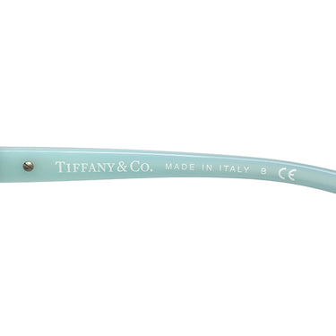 ティファニー Tiffany & Co ウエリントン 55□18 TF4123-F 8055/9S ブラック プラスチック サングラス シルバー金具 黒 ティファニーブルー