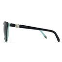 ティファニー Tiffany & Co ウエリントン 55□18 TF4123-F 8055/9S ブラック プラスチック サングラス シルバー金具 黒 ティファニーブルー