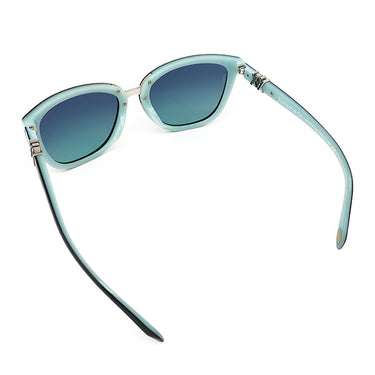 ティファニー Tiffany & Co ウエリントン 55□18 TF4123-F 8055/9S ブラック プラスチック サングラス シルバー金具 黒 ティファニーブルー