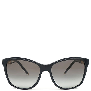 ブルガリ BVLGARI セルペンティ 57□16 8104 ブラック プラスチック GP サングラス ゴールド金具 黒 グラデーションレンズ