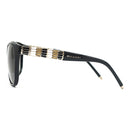 ブルガリ BVLGARI セルペンティ 57□16 8104 ブラック プラスチック GP サングラス ゴールド金具 黒 グラデーションレンズ