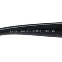 ブルガリ BVLGARI セルペンティ 57□16 8104 ブラック プラスチック GP サングラス ゴールド金具 黒 グラデーションレンズ