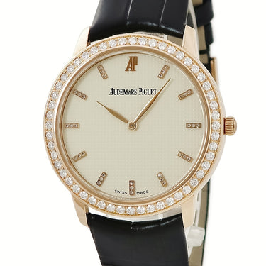 腕時計 オーデマピゲ AUDEMARS PIGUET クラシック クルドパリ 15164OR.ZZ.A088CR.01 手巻き メンズ K18RG無垢 純正ダイヤ アイボリー