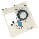 エルメス HERMES ケリー25 内縫い ニューブルージーン トゴ 2WAYバッグ シルバー金具 青 ショルダー