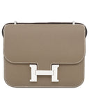 エルメス HERMES コンスタンス3 ミニ エトゥープ ヴォーエプソン ショルダーバッグ シルバー金具 グレージュ