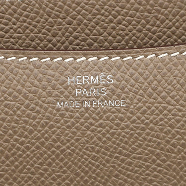 エルメス HERMES コンスタンス3 ミニ エトゥープ ヴォーエプソン ショルダーバッグ シルバー金具 グレージュ