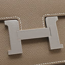 エルメス HERMES コンスタンス3 ミニ エトゥープ ヴォーエプソン ショルダーバッグ シルバー金具 グレージュ