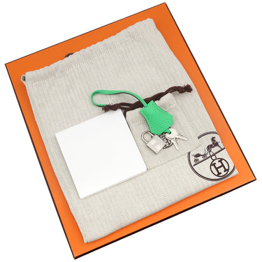 エルメス HERMES バーキン25 ヴェールコミック トゴ ハンドバッグ シルバー金具 緑 リカラー有