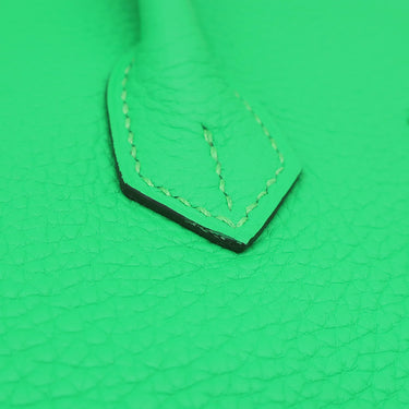 エルメス HERMES バーキン25 ヴェールコミック トゴ ハンドバッグ シルバー金具 緑 リカラー有