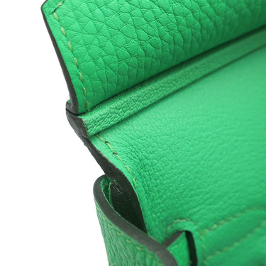 エルメス HERMES バーキン25 ヴェールコミック トゴ ハンドバッグ シルバー金具 緑 リカラー有