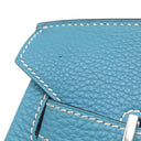 エルメス HERMES バーキン30 ブルージーン トリヨンクレマンス ハンドバッグ シルバー金具 青