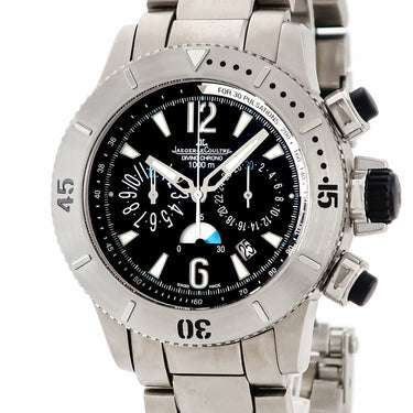 腕時計 ジャガールクルト JAEGER LECOULTRE マスター コンプレッサー ダイビング クロノグラフ Q186T170 自動巻き メンズ パルスメーター