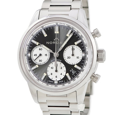 腕時計 ノルケイン NORQAIN フリーダム 60 クロノ 40mm N2201S22C/T221/201SG 自動巻き メンズ 新品同様 アンスラサイトグレー