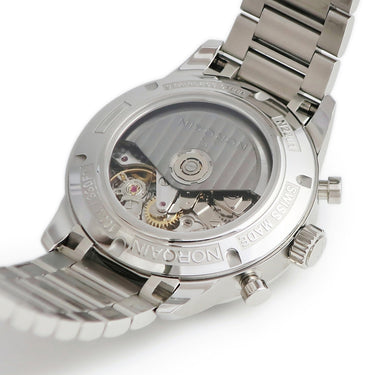 腕時計 ノルケイン NORQAIN フリーダム 60 クロノ 40mm N2201S22C/T221/201SG 自動巻き メンズ 新品同様 アンスラサイトグレー