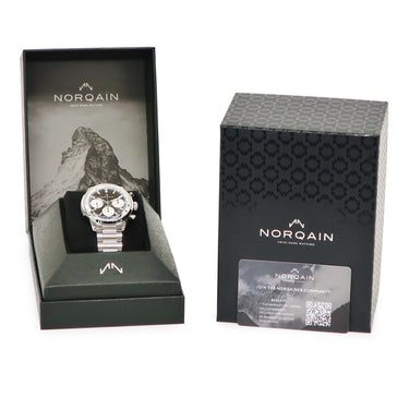 腕時計 ノルケイン NORQAIN フリーダム 60 クロノ 40mm N2201S22C/T221/201SG 自動巻き メンズ 新品同様 アンスラサイトグレー