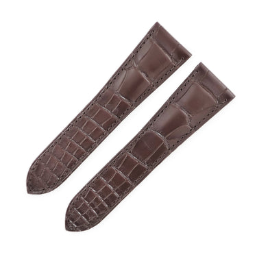 カルティエ Cartier 純正 ブラウン クロコダイル 腕時計パーツ 未使用 替え クロコ ベルト バンド ストラップ Dバックル用 26ｍｍ ブラウン 茶