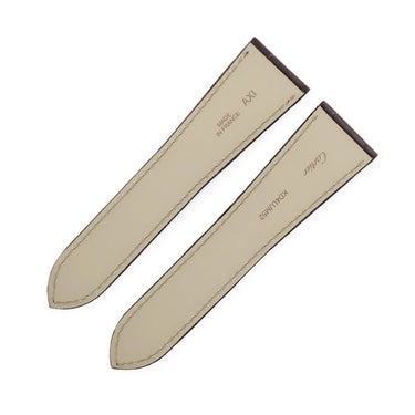 カルティエ Cartier 純正 ブラウン クロコダイル 腕時計パーツ 未使用 替え クロコ ベルト バンド ストラップ Dバックル用 26ｍｍ ブラウン 茶