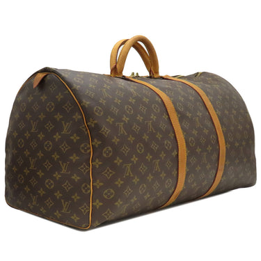 ルイヴィトン LOUIS VUITTON キーポル 60 M41422 モノグラム モノグラムキャンバス ボストンバッグ ゴールド金具 茶 鍵/パドロック欠品