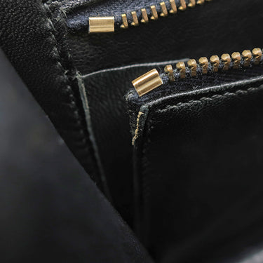 エルメス HERMES コンスタンス 24 ブラック ボックスカーフ ショルダーバッグ ゴールド金具 黒