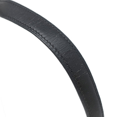 エルメス HERMES コンスタンス 24 ブラック ボックスカーフ ショルダーバッグ ゴールド金具 黒