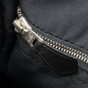 エルメス HERMES アカプルコ バンドリエールPM ブラック トワルシェブロン レザー ショルダーバッグ シルバー金具 黒