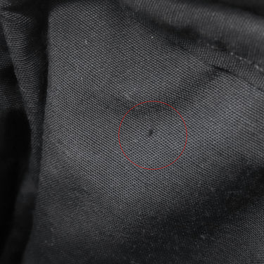 エルメス HERMES アカプルコ バンドリエールPM ブラック トワルシェブロン レザー ショルダーバッグ シルバー金具 黒